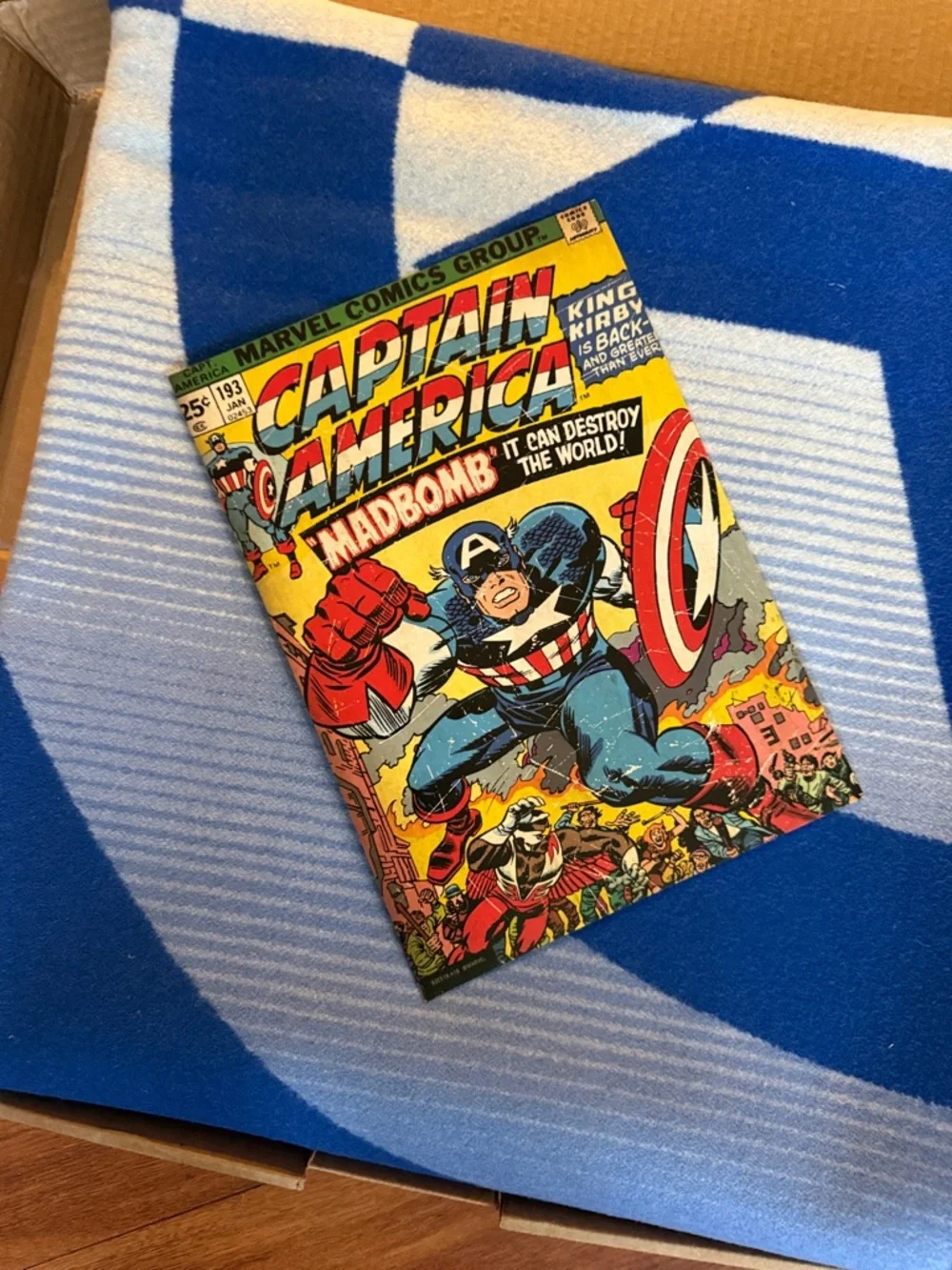 Special Edition!!!! The Pendleton Captain America Blanket # 620 of 1939!! - Picture 7 of 7